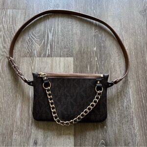 Michael Kors Signature Chain Belt Bag